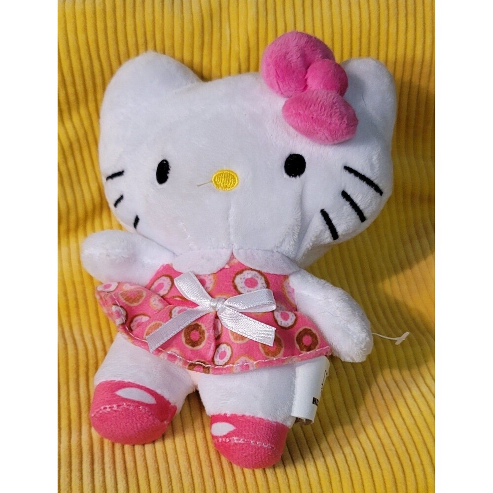 Hello Kitty 7 " Pink Donut Dress Plush Doll